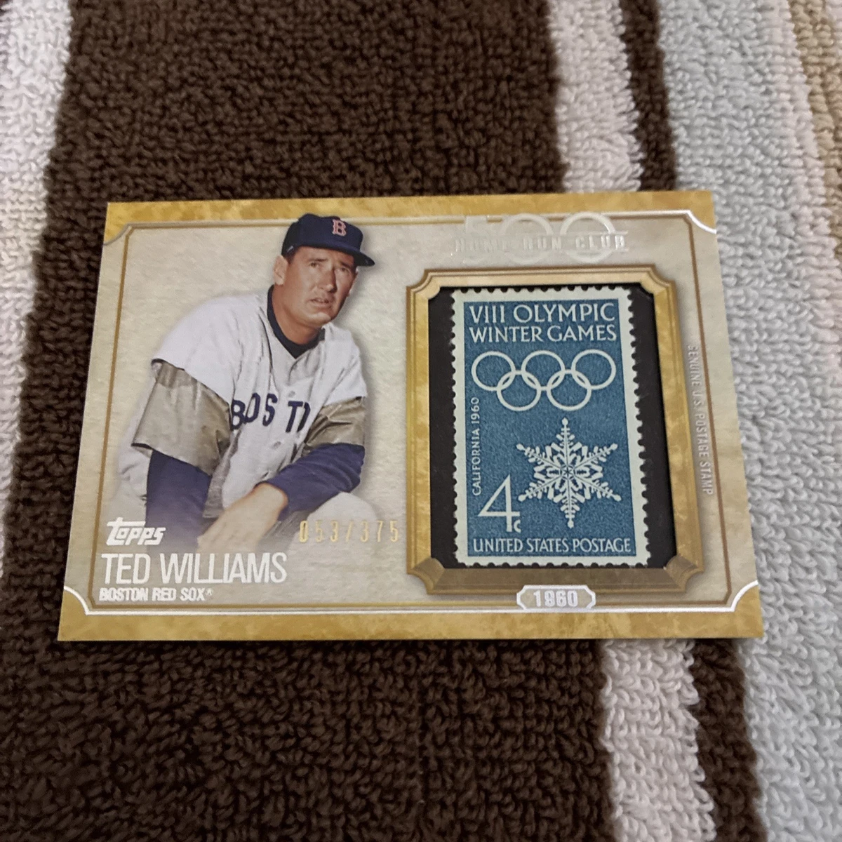 Major Leagues Ted Williams MLB) (Baseball Serial Numbered Sports