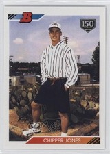 2019 Update Iconic Card Reprints 150th Anniversary /150 Chipper Jones HOF v9t