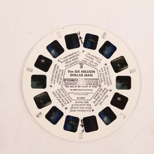 Vintage 1974 GAF View Master Reel 3 The Six Million Dollar Man B5593