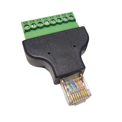 For RJ45 to 8 Pin Screw Adapter for Reliable Network Signal Transmission - Afbeelding 6 van 6
