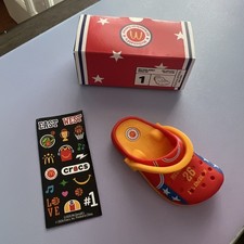 McDonald's 2026 Red Team Jersey Crocs Happy Meal Toy Limited Edition 1 New