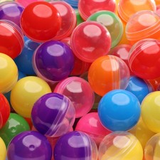 Capsule Vending Machine Translucent Round Capsules Empty 50 pcs 1.26 inch -...