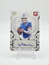 Walker Howard 2024 Leaf Trinity Pristine Football Autographs SP #BA-WH1