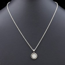 BULGARI COLLANA IN ORO BIANCO 18 KT DIAMANTI 0.19 CT NATURALI LISTINO 6.900 EURO