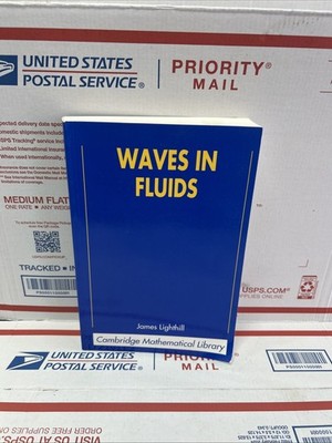 Waves in Fluids paperback James Lighthill  Cambridge Used Fast Shipping