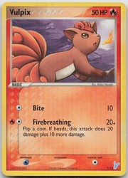 Vulpix 72/106 EX Emerald Common