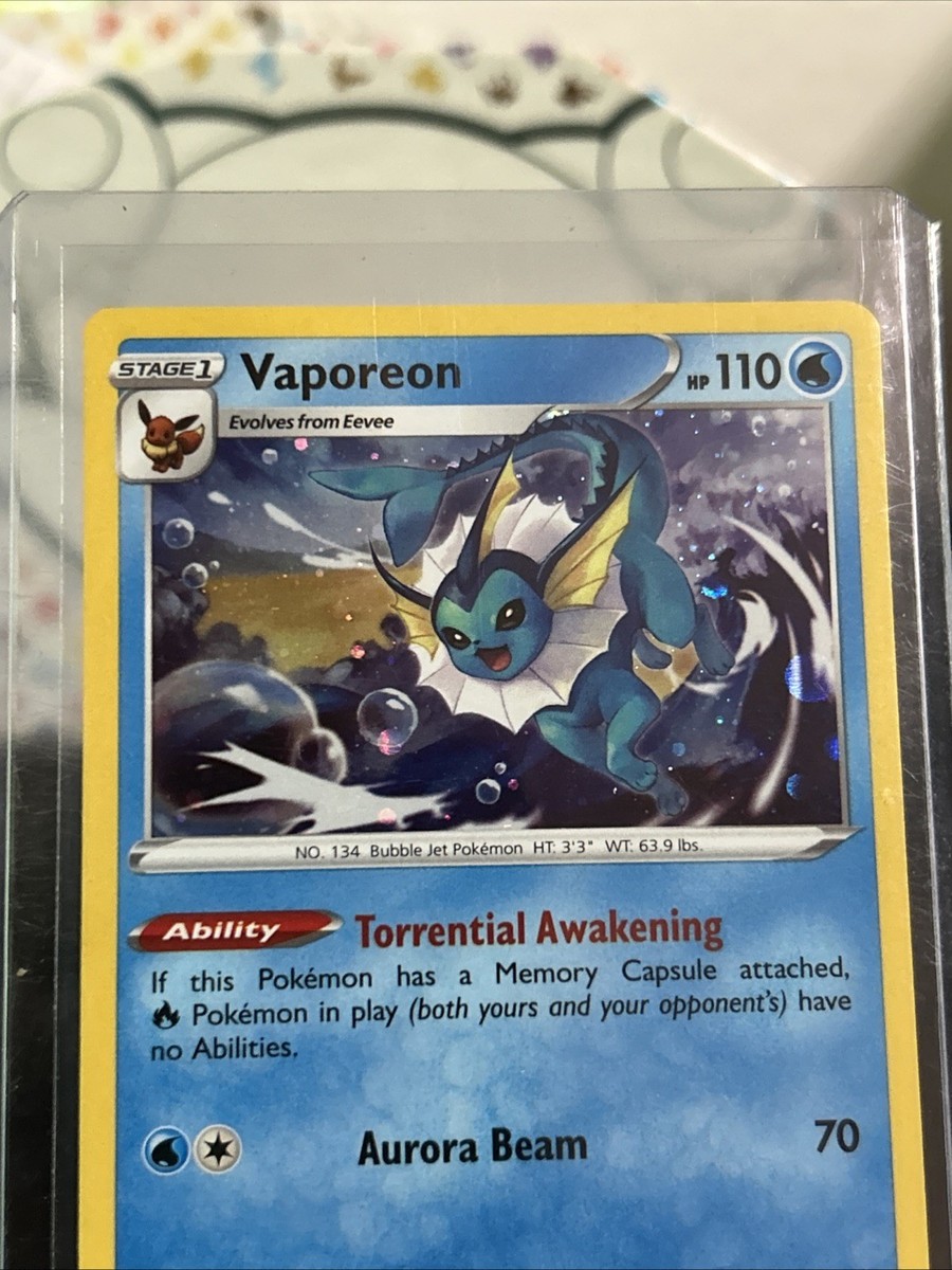 Vaporeon 030/185 Vivid Voltage COSMO Holo Promo Eevee Collection