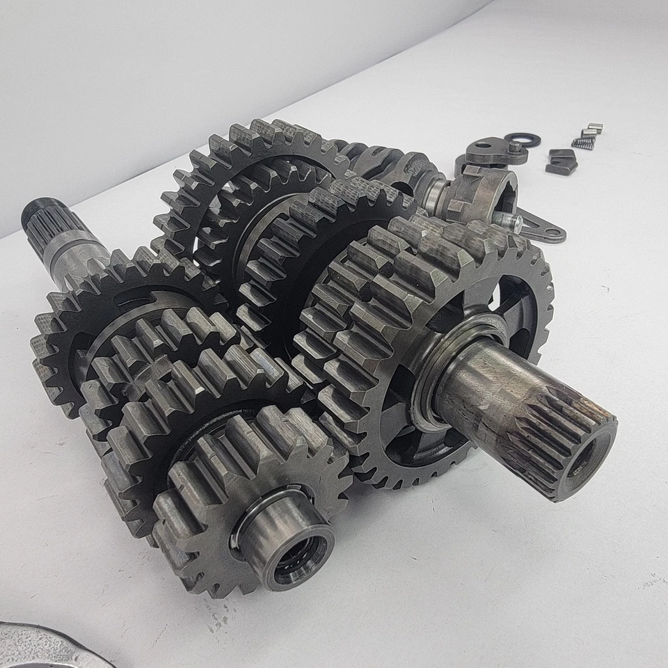 Honda CRF250R CRF 250R 2006 2005-2007 motor transmisión conjunto engranajes horquillas Foto 3 de 4