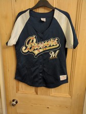 Milwaukee Brewers Damen Campus Trikot - MLB - Gr&ouml;&szlig;e Medium Damen - Grube zu Grube 19