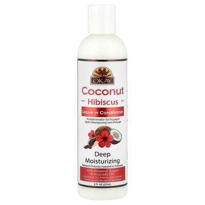 Deep Moisturizing Leave in Conditioner, Coconut Hibiscus, 8 fl oz (237 ml)