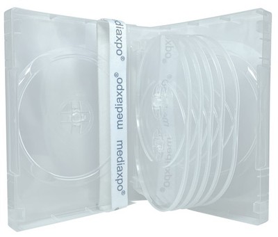 Clear 12 Disc DVD Cases Lot