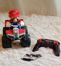 Super Mario Kart RC Car 4 Wheeler Quad Carrera Remote Control Nintendo TESTED
