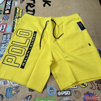 Polo Ralph Lauren Men's Yellow Big & Tall Polo Logo Tech Knit