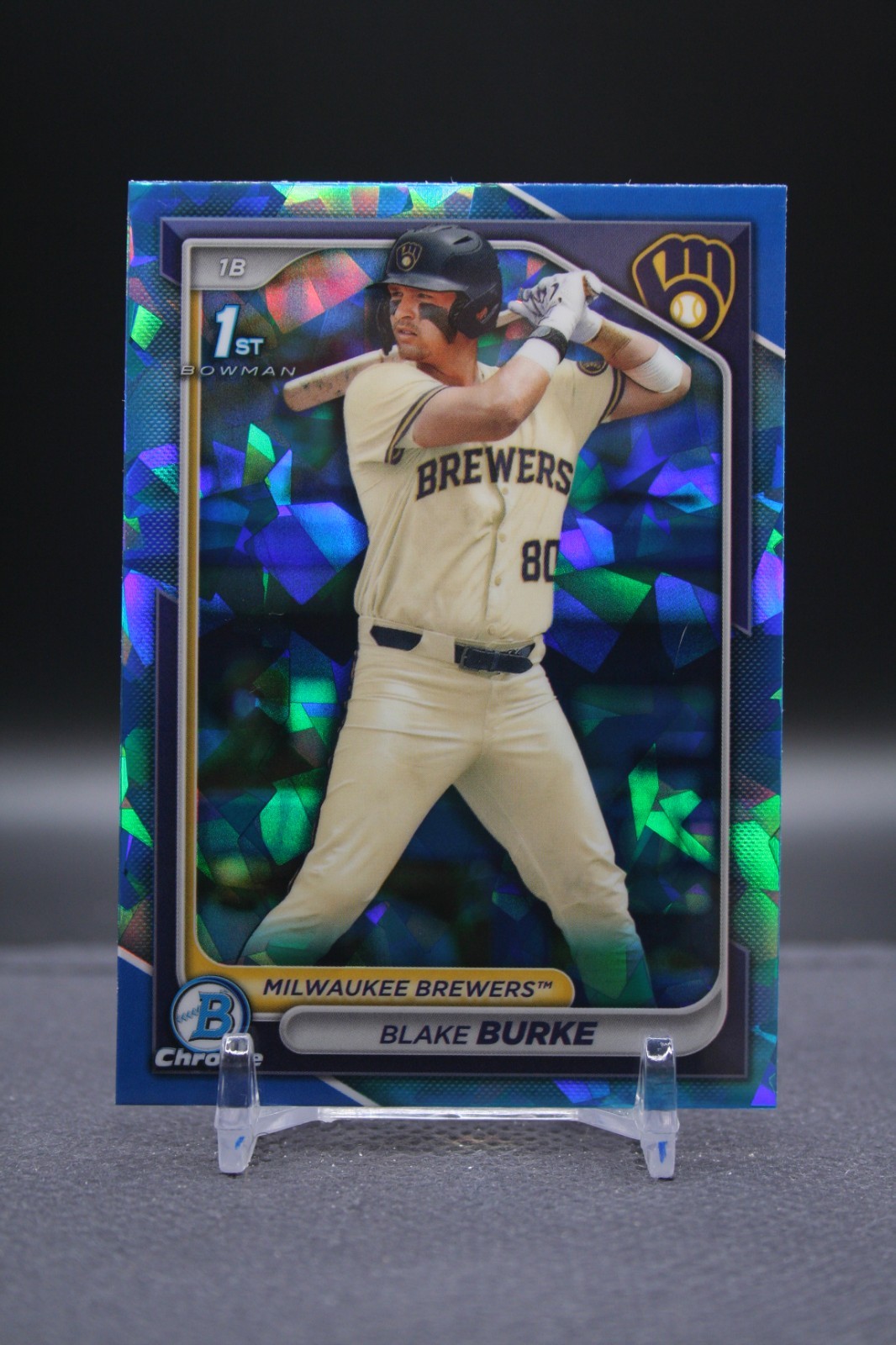 2024 Bowman Draft | Blake Burke | 1st Bowman Sapphire | Brewers