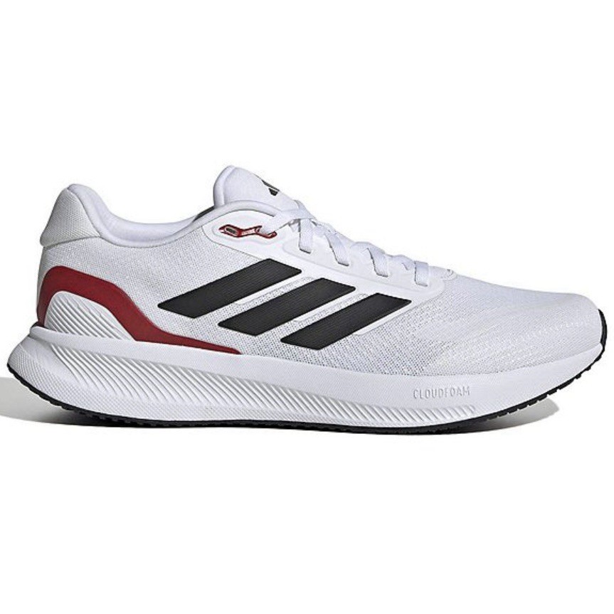adidas ブラック/ランニングホワイト/レッド Adidas Runfalcon 5 White Black Scarlet Red Running Shoes IE8818
