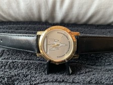 HYPER RAR ORIGINAL DRESDEN FRAUENKIRCHE STEIN 1999 ARMBANDUHR QUARTZ GOLD SELTEN