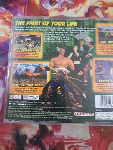 Tekken 3 PS1 PlayStation One raro videogioco CIB testato - Foto 5 di 8