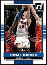2014-15 Donruss #116 Jonas Jerebko Press Proofs Blue #/99 E1