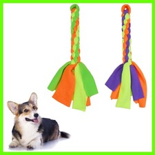 2 Pack Dog Fleece Rope Toy - Tug of War Rope,Interactive Dog Toys,Dog Flirt P...