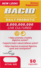 Daily Probiotic, Dietary Supplement for Digestive Health, 2 Billion Bacillus Co