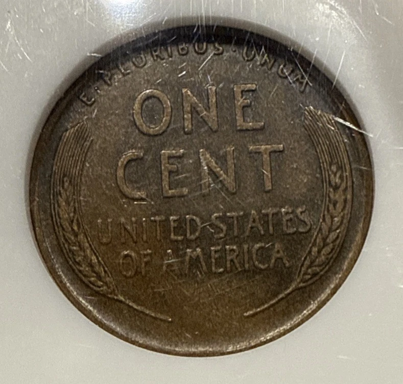 1909-S Lincoln Wheat Cent Key Date NGC XF45 - Original Brown Penny EF Coin - Image 4 of 4