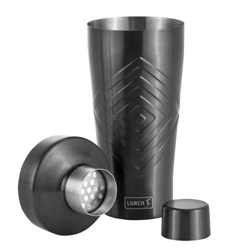 Oem Dunkelgrau Shaker, 3-Teilig, Edelstahl, 0,6 L, Durchmesser 8,5 X 22 Cm, Bar / Lurch - Image 2