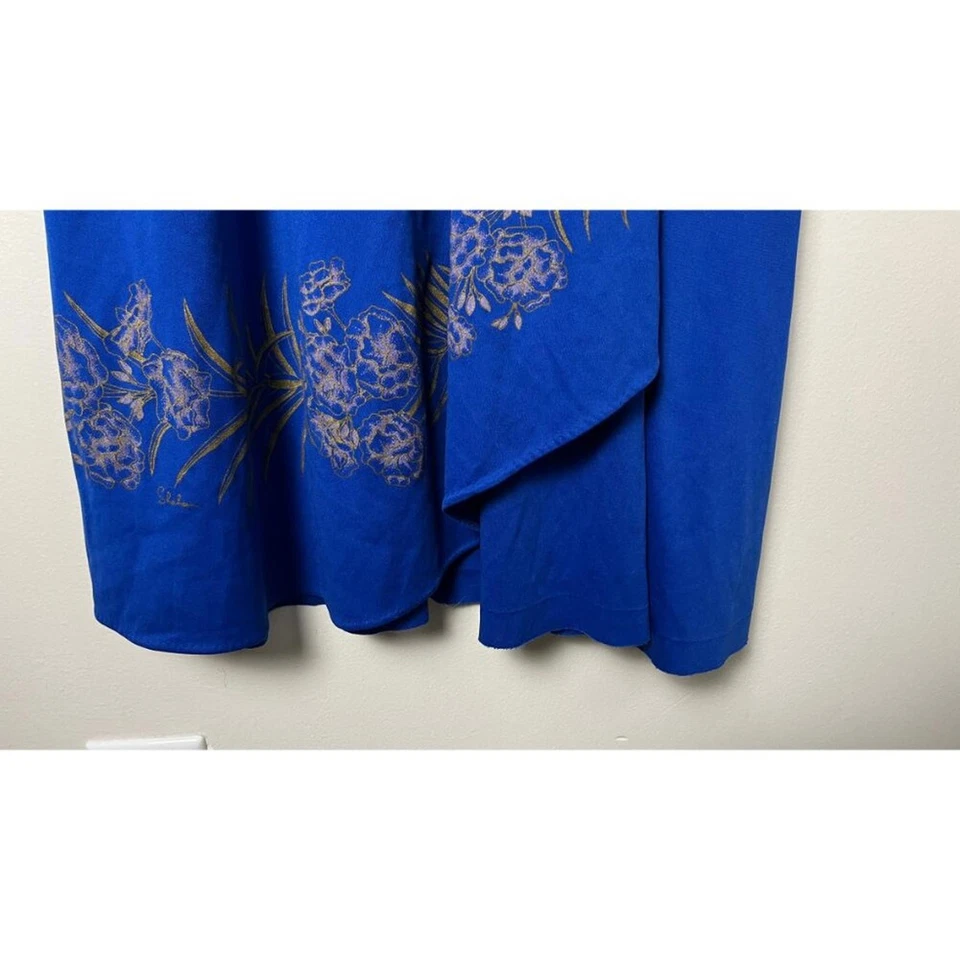 VESTIDO SHAHEEN AÑOS 50 60 PINTURA FLORAL HAWAIANA 6 Foto 3 de 4