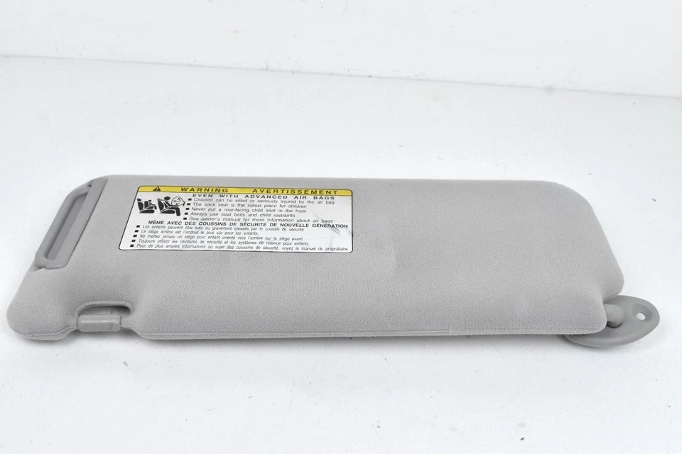 Parasol derecho pasajero Scion tC 2005 2010 tela gris no iluminada OEM Foto 2 de 4