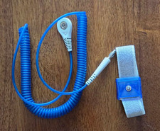 Jewel Adjustable Wrist Strap, Sapphire, 6' Coil Cord ESD SYSTEM 22025