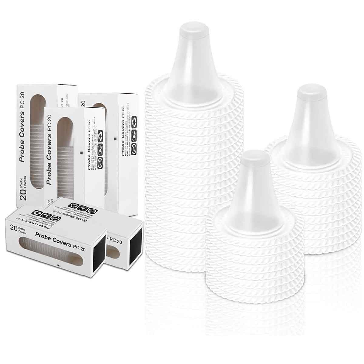 400 Pack Ear Thermometer Probe Covers, Disposable Refill Lens Filters Caps Co...