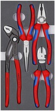 Knipex 00 20 01 V15 Tools 4 Piece Basic Pliers Set In Foam Tray 002001v15 Red Knipex 00 20 01 V15 Tools 4 Piece Basic Pliers Set In Foam Tray 002001v15 Red