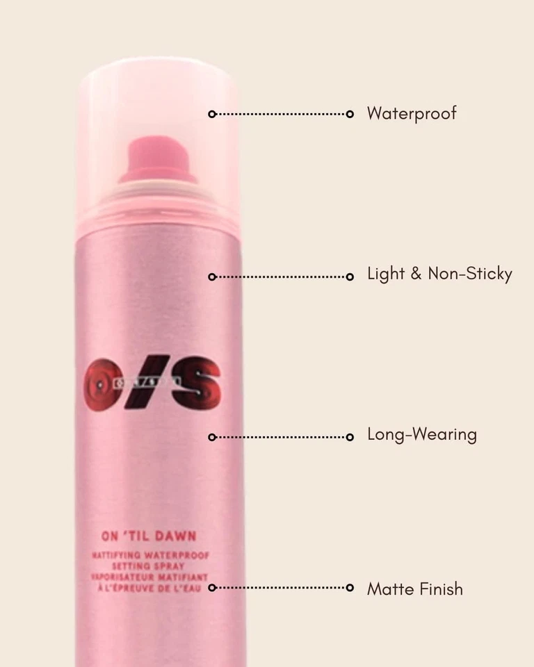ONE/SIZE On 'Til Dawn Mattifying Waterproof Setting Spray, 3.4 oz/ 143 mL - Image 2 of 4