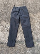 Prada Vintage Archive Fall 90s Dark Gray Silk Straight Pants Trouser Women sz 38