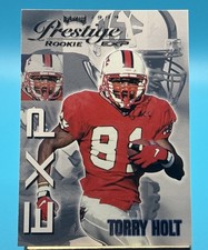 1999 Playoff Prestige EXP #EX35 Torry Holt St. Louis Rams Rookie Football Card. rookie card picture