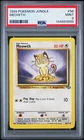 1999 POKEMON JUNGLE #56 MEOWTH PSA 9