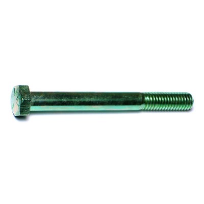 3/8''-16 x 3-1/2'' Green Rinsed Zinc Grade 5 Hex Cap Screws (84 pcs.)
