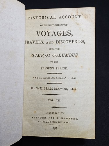 1796-97 Historical Account Of the most Celebrated Voyages 5 vols ENG PLATES - Foto 11 di 24