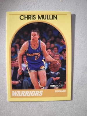 1989-90 NBA HOOPS Superstars - Chris Mullin #32 Yellow NBA Basketball