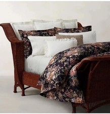 Ralph Lauren Elyse Eggplant Full / Queen Duvet Cover 430 NIP