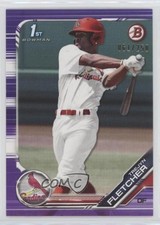 2019 Bowman Draft Purple 61/250 Trejyn Fletcher #BD-174 0l2