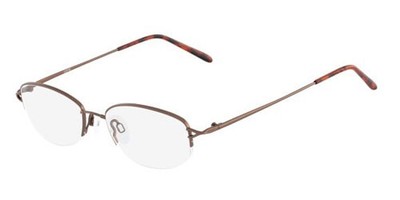Flexon 635 Eyeglasses Women Coffee Oval 53mm New 100% Authentic