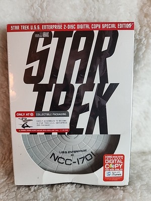 STAR TREK U.S.S. ENTERPRISE BLU RAY 2-DISC TARGET EXCLUSIVE NIP