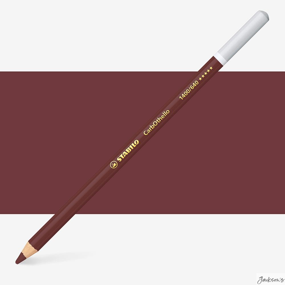 Stabilo Carbothello Pastel Pencil Wood Caput Mortuum Violet 640 Drawing