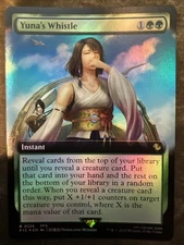 Yuna's Whistle Extended Art R Foil #126 | Final Fantasy Commander FIC | MTG