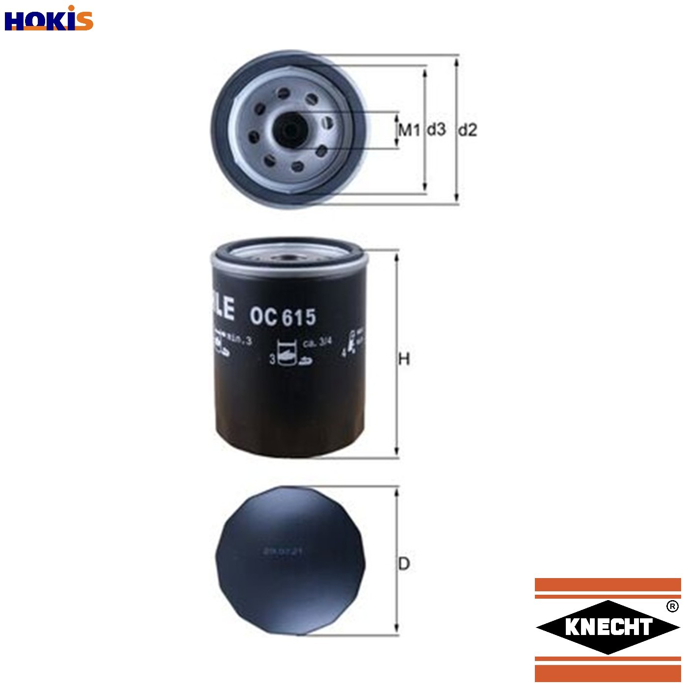 Oil Filter OC615 Mahle 1449182 6M346731AA WE0114302 WLY414302 WLY414302TT New - Image 22