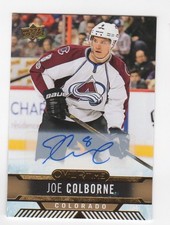 2007 Joe Colborne Upper Deck Overtime Hockey Gold Auto Avalanche #93