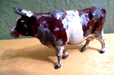 VINTAGE BRITAINS ENGLAND LEAD COW 3" LONG