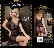 Lingerie Sleepwear Bodysuit Mini Bodystocking Dress Stocking S M L XL 2XL 3XL