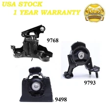 3 PCS MOTOR & TRANS MOUNT FIT 2013-2018 Toyota Rav4 2.5L Gas 4WD