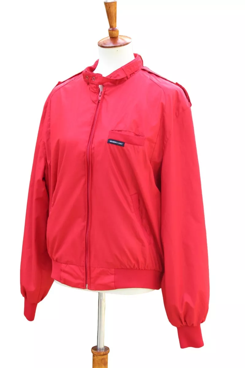 Red 80s jacket sale